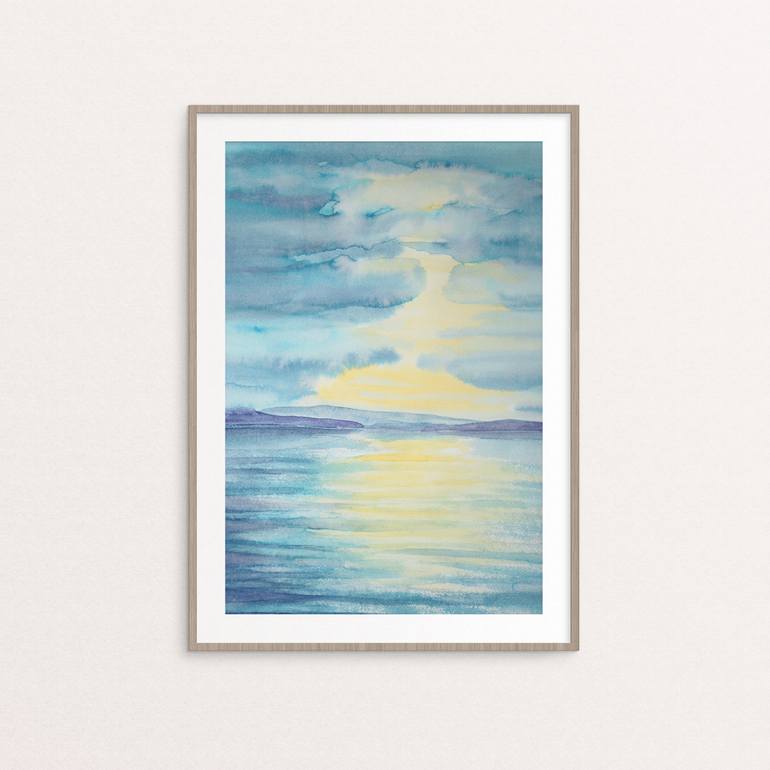 Original Impressionism Seascape Painting by Julia Gogol