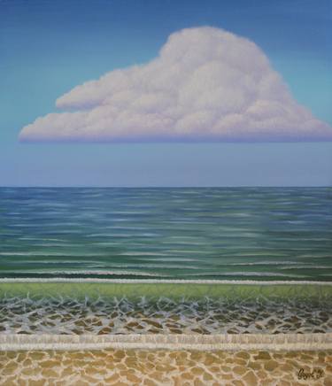 Original Minimalism Seascape Paintings by Julia Gogol