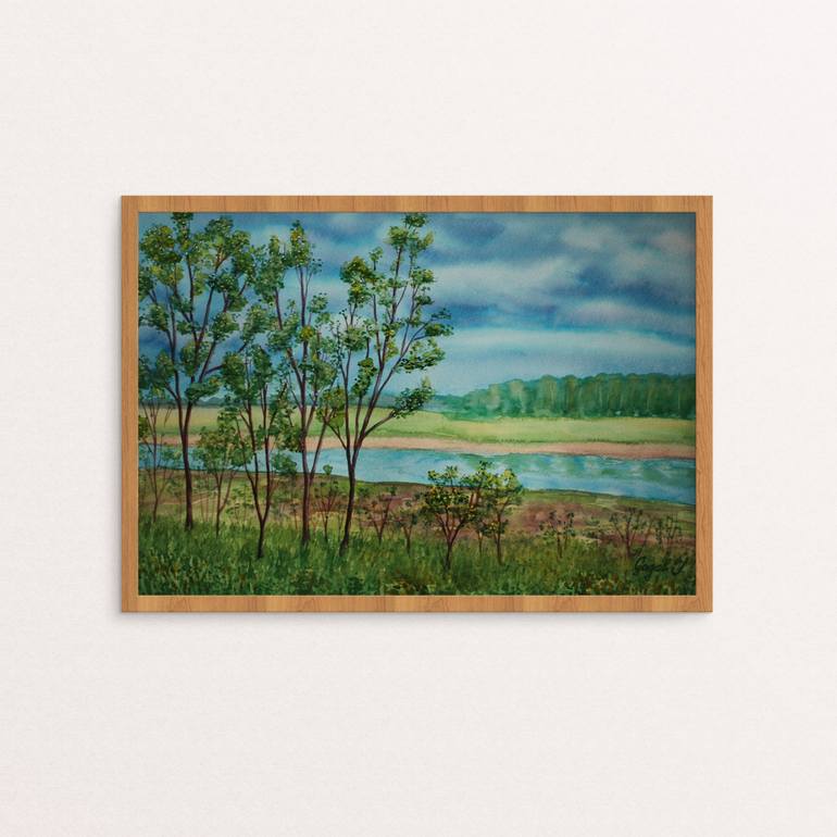 Original Landscape Painting by Julia Gogol