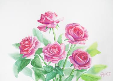 Pink roses thumb