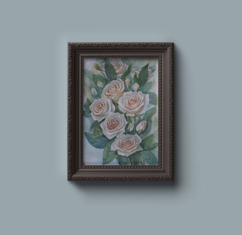 Original Floral Painting by Julia Gogol