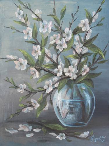 Original Impressionism Floral Paintings by Julia Gogol