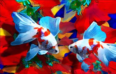 Original Fine Art Fish Drawings by Shannon Milligan