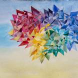 Study in Triangles 3 by Joan Innes