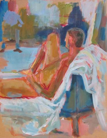 Original Figurative Nude Paintings by Isabelle Kaufmann