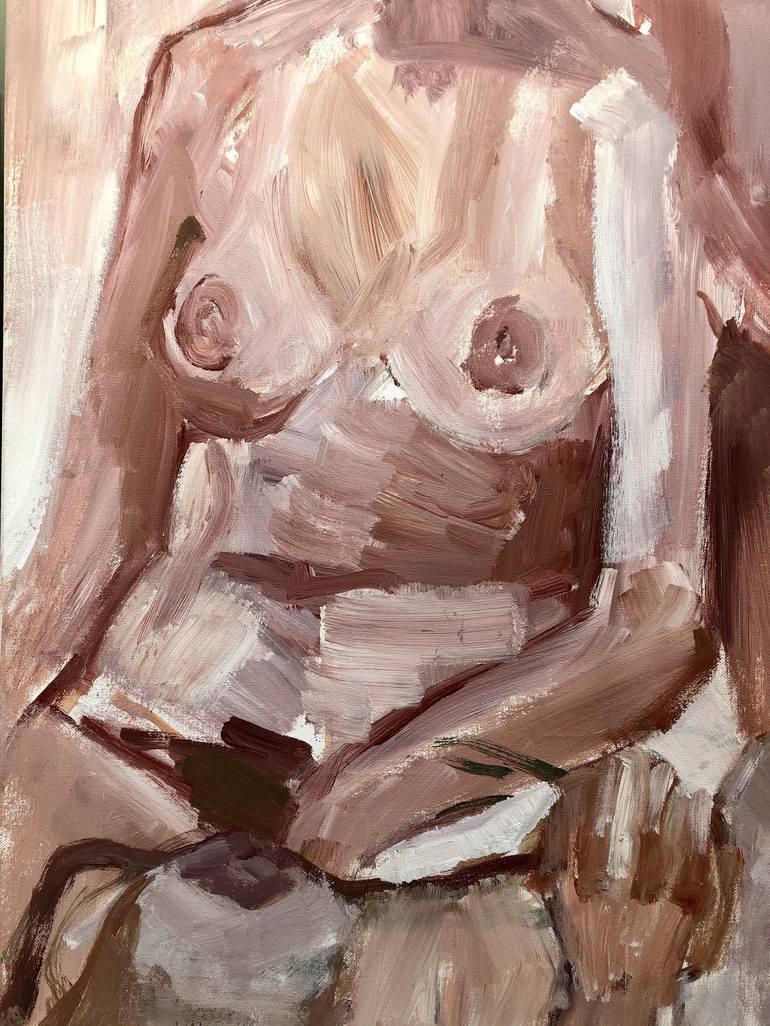 Original Nude Painting by Isabelle Kaufmann