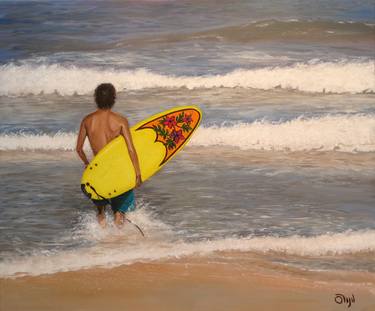 Original Figurative Sport Paintings by Galerie Tigrel Lemon Time Media GmbH