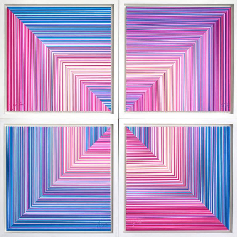Original Pop Art Abstract Paintings by Virginia Garcia Costa
