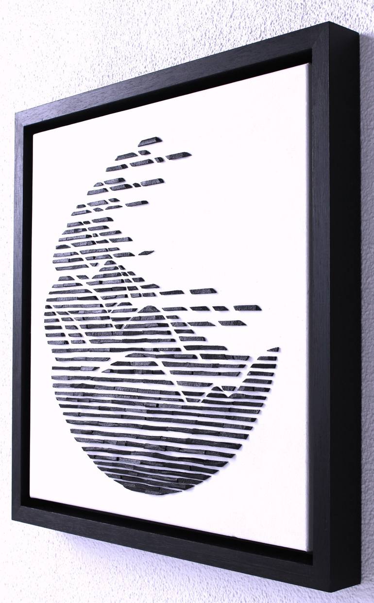 Original Abstract Wall Sculpture by Virginia Garcia Costa