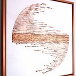 Cuprum - Hand-Cut Wooden Wall Sculpture | Minimalist Wall Art by Virginia Garcia Costa