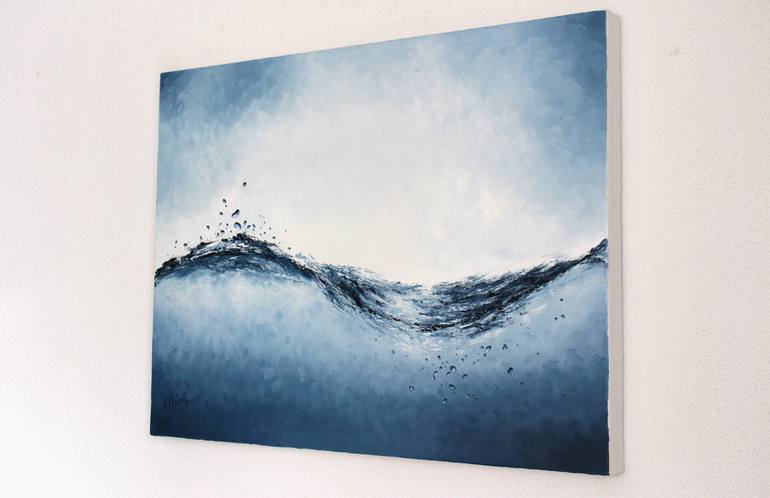 Original Modernism Water Painting by Virginia Garcia Costa
