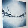 My work is inspired by water's transparency, strength and movement. Water is always the same and at the same time always different, because its constellations are unrepeatable. Restless waves and drops resemble each other, however, in their own way they are unique.

It is painted on premium canvas and ready to hang -its edges are carefully white painted, so framing is not required

It is finished with a layer of UV protection varnish.