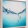 My work is inspired by water's transparency, strength and movement. Water is always the same and at the same time always different, because its constellations are unrepeatable. Restless waves and drops resemble each other, however, in their own way they are unique.

It is painted on premium canvas and ready to hang -its edges are carefully white painted, so framing is not required

It is finished with a layer of UV protection varnish