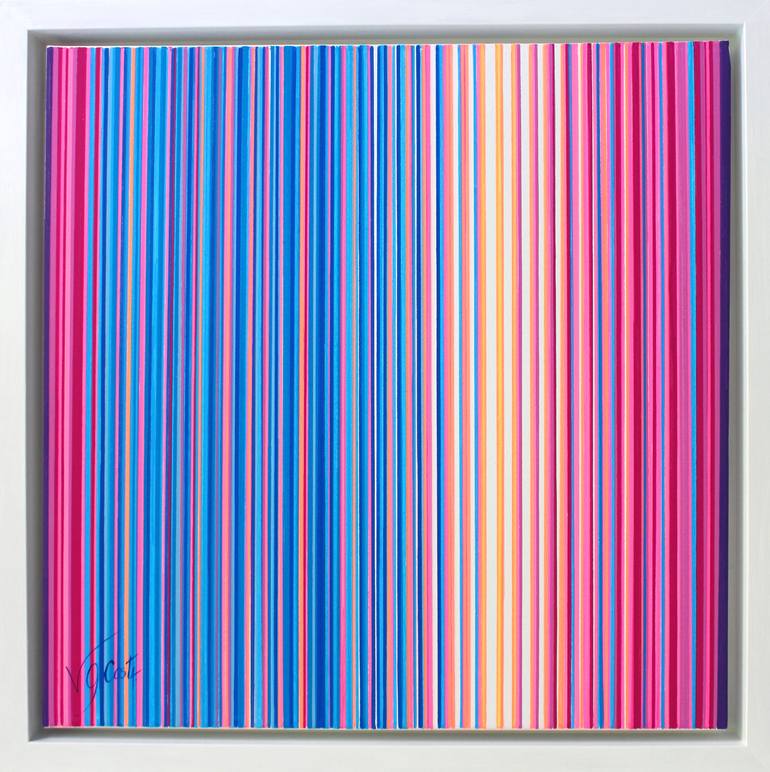 Original Modernism Abstract Painting by Virginia Garcia Costa