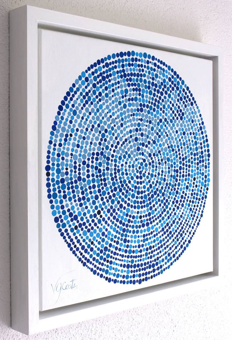 Original Modernism Abstract Painting by Virginia Garcia Costa