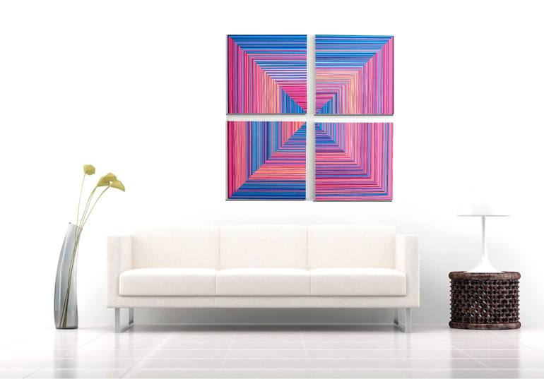 Original Modernism Abstract Painting by Virginia Garcia Costa