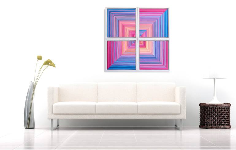 Original Conceptual Abstract Painting by Virginia Garcia Costa