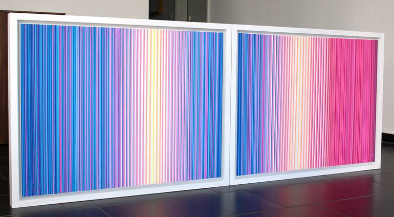 Original Conceptual Abstract Painting by Virginia Garcia Costa