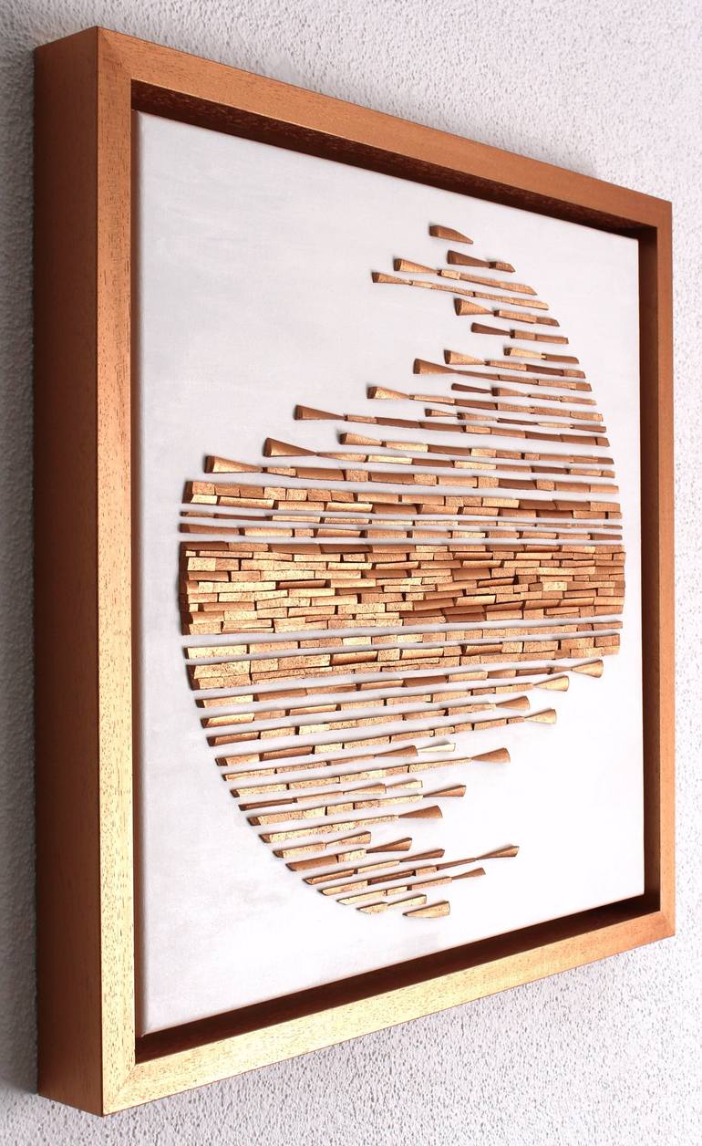 Original Abstract Wall Sculpture by Virginia Garcia Costa