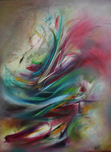 Print of Abstract Expressionism Calligraphy Paintings by PAUL PETERSON