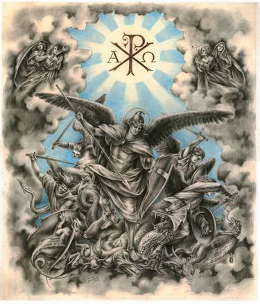 Print of Fine Art Religious Drawings by Janina Grinevich