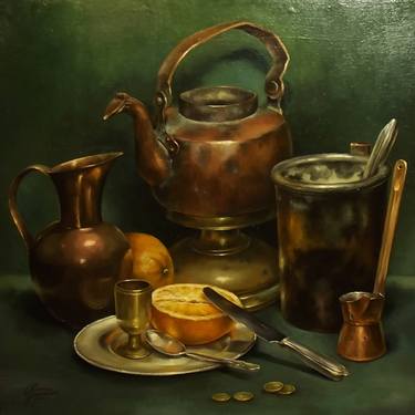 Print of Fine Art Still Life Paintings by Janina Grinevich