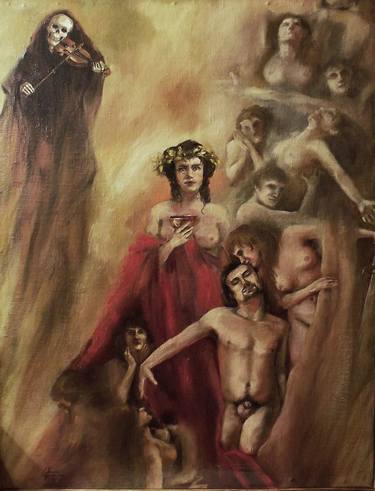 Print of Figurative Fantasy Paintings by Janina Grinevich