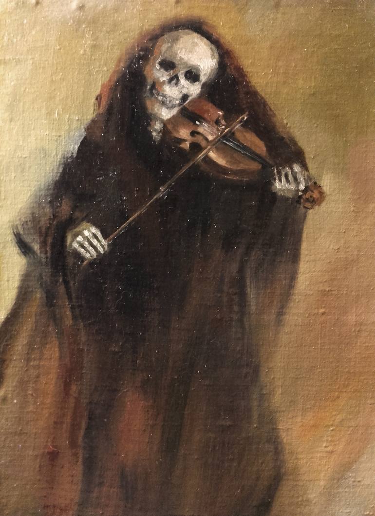 Original Figurative Fantasy Painting by Janina Grinevich