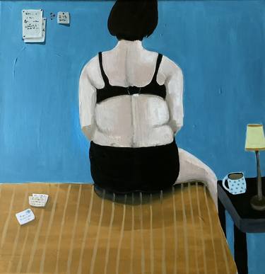 Original Figurative Women Paintings by sharon champion