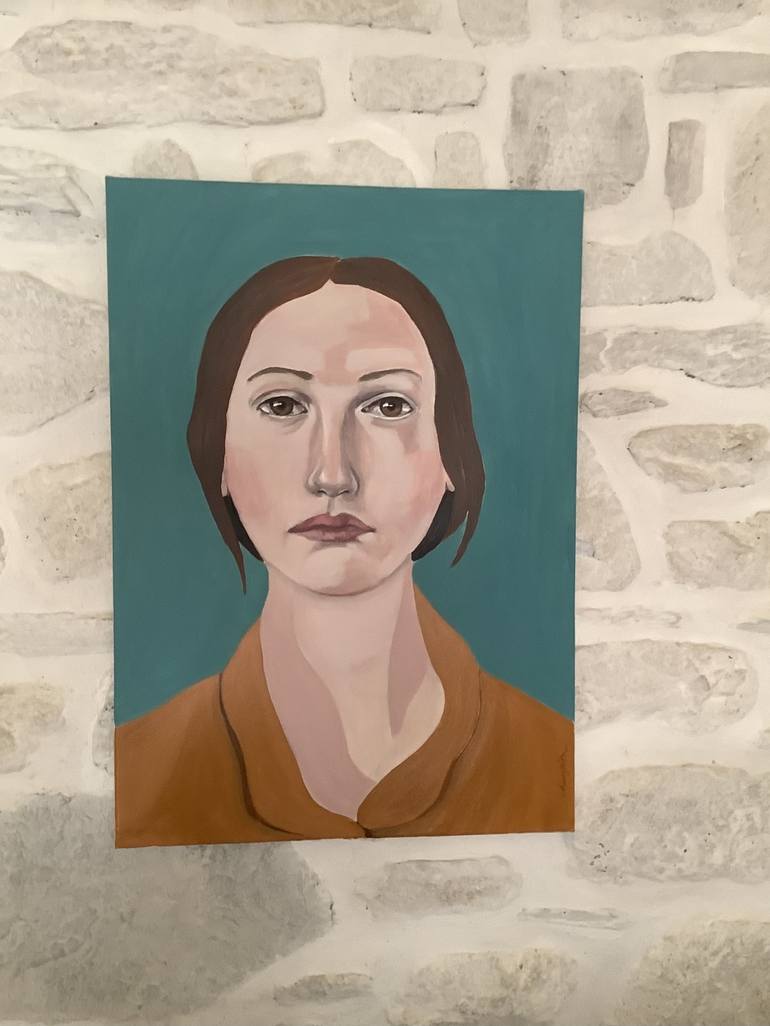 Original Contemporary Portrait Painting by sharon champion