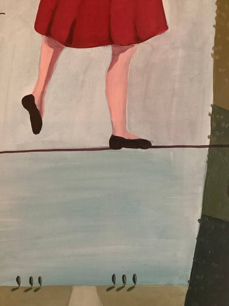 Original Figurative Garden Painting by Sharon Champion