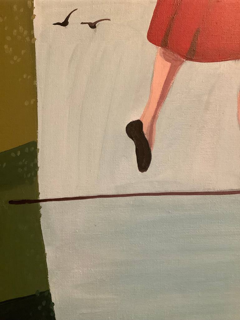 Original Figurative Garden Painting by Sharon Champion