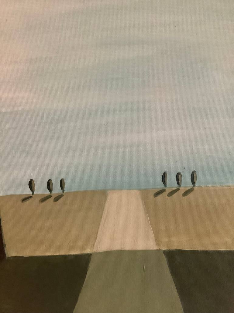 Original Figurative Garden Painting by Sharon Champion