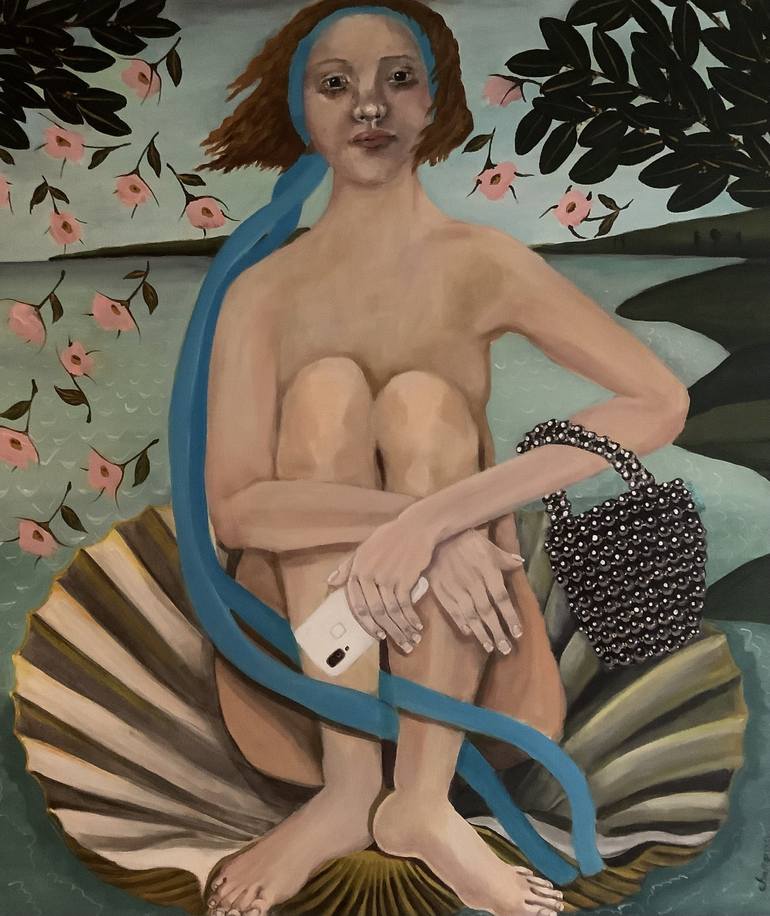 Print of Expressionism Nude Paintings by Sharon Champion