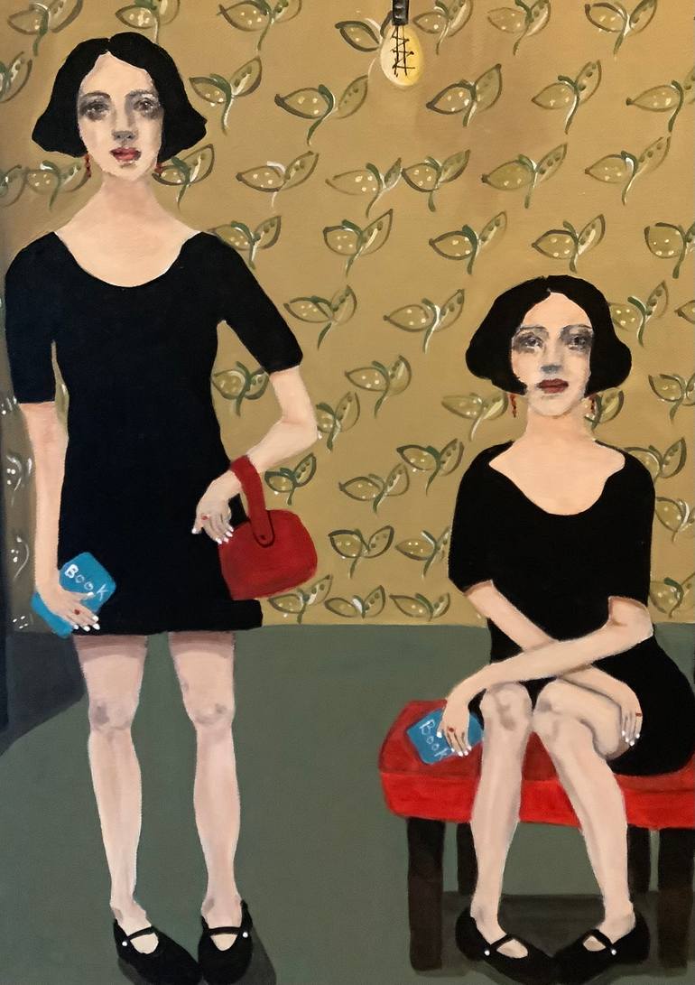 Original Expressionism Women Painting by Sharon Champion