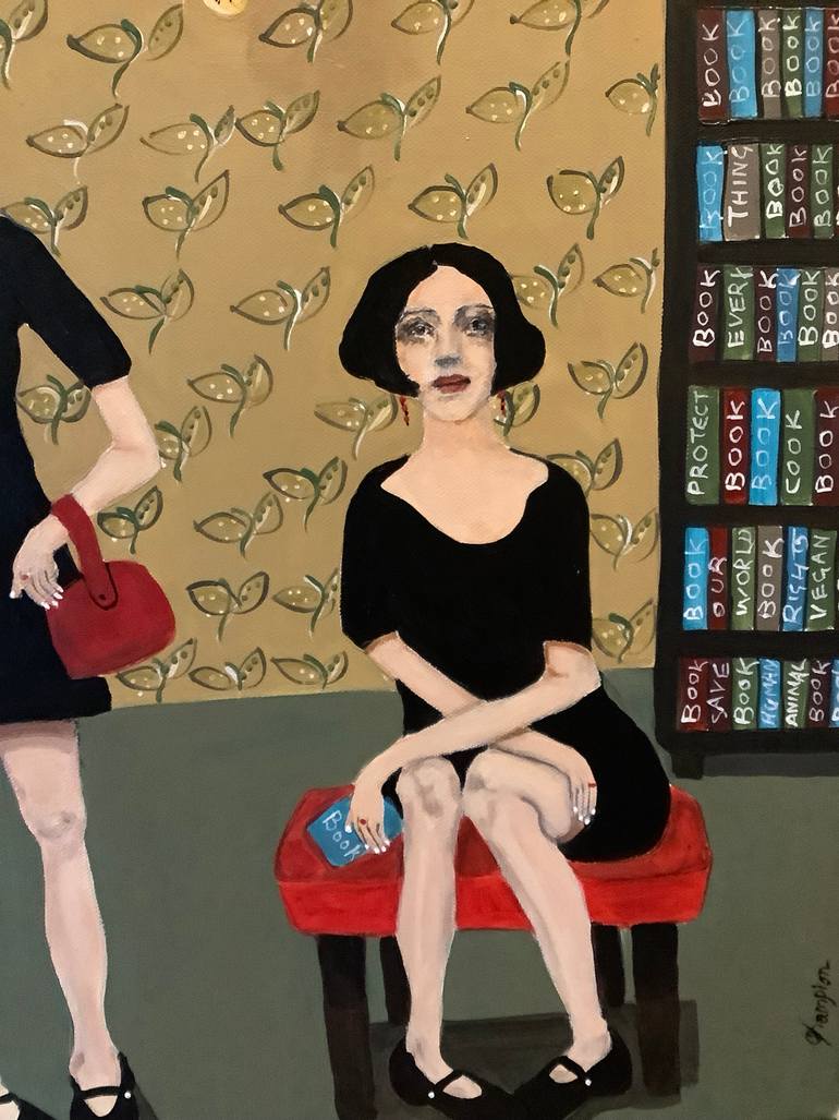 Original Expressionism Women Painting by Sharon Champion