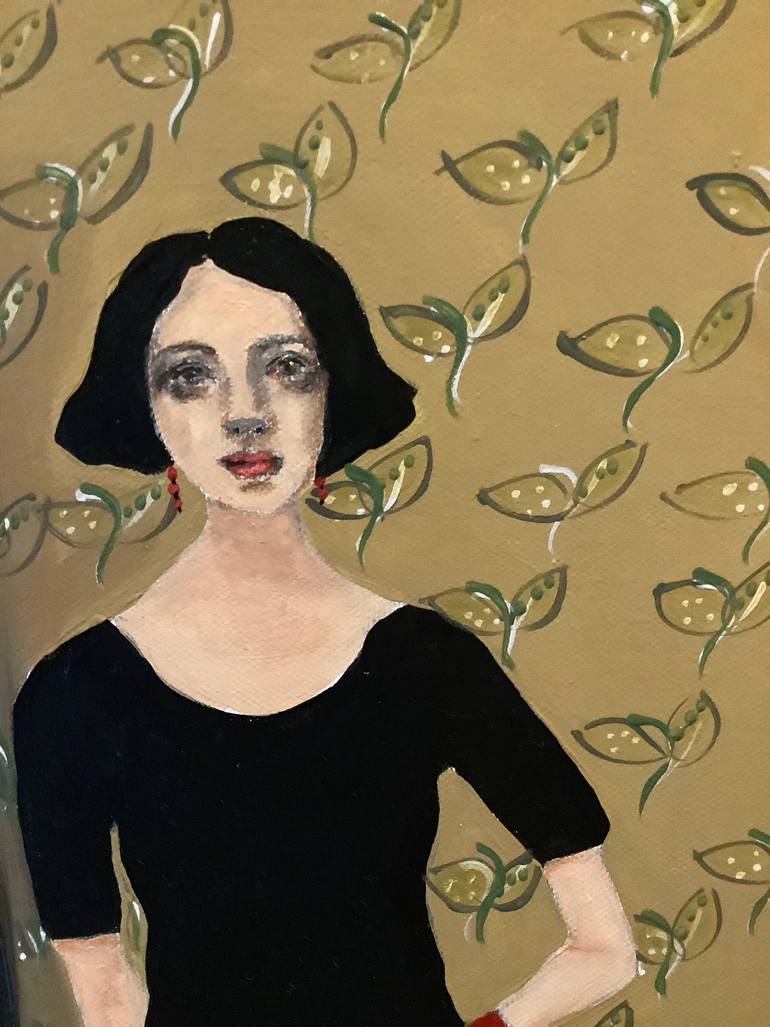 Original Expressionism Women Painting by Sharon Champion