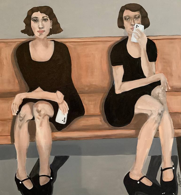 Original Contemporary Health & Beauty Painting by Sharon Champion