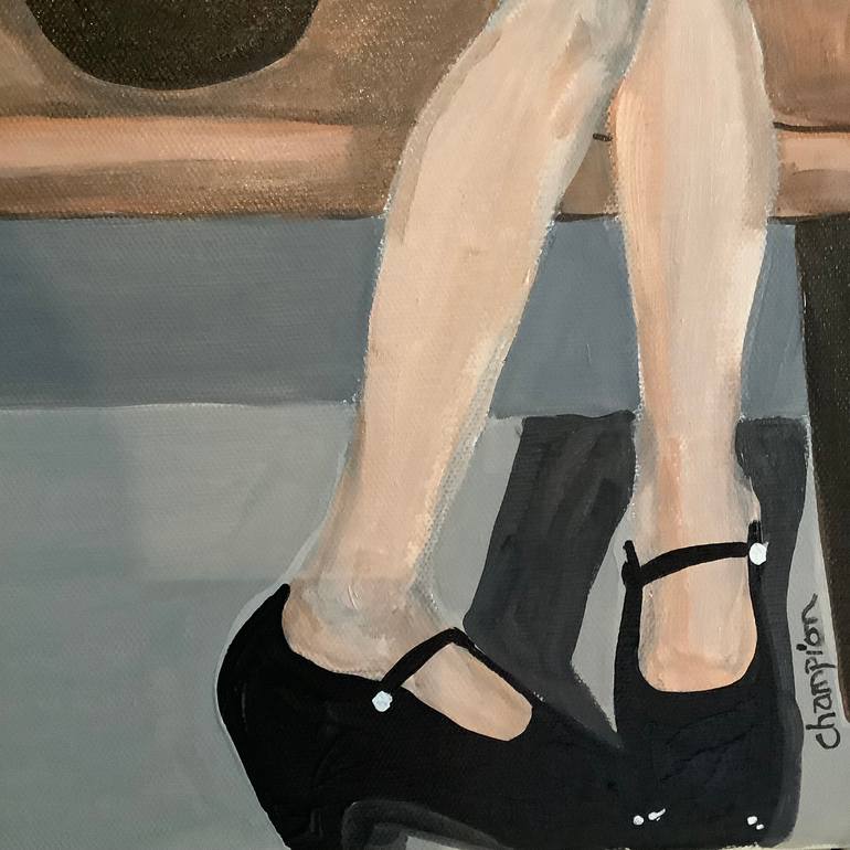 Original Contemporary Health & Beauty Painting by Sharon Champion