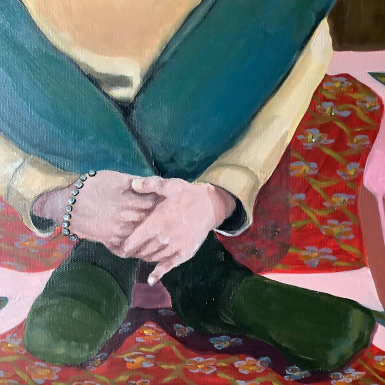 Original Contemporary People Painting by Sharon Champion