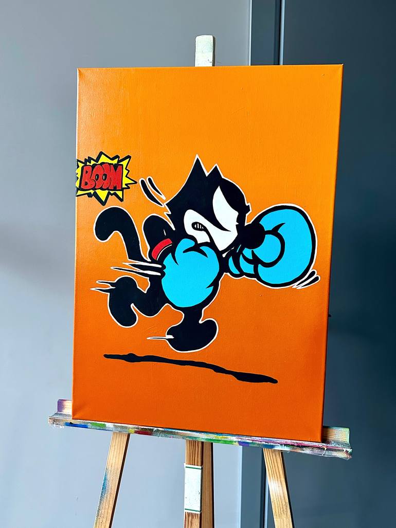 Original Illustration Graffiti Painting by Rinalds Vanadziņš