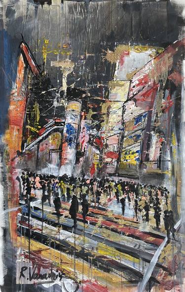 Print of Abstract Expressionism Cities Paintings by Rinalds Vanadziņš