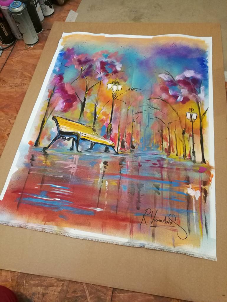 Original Abstract Other Painting by Rinalds Vanadziņš