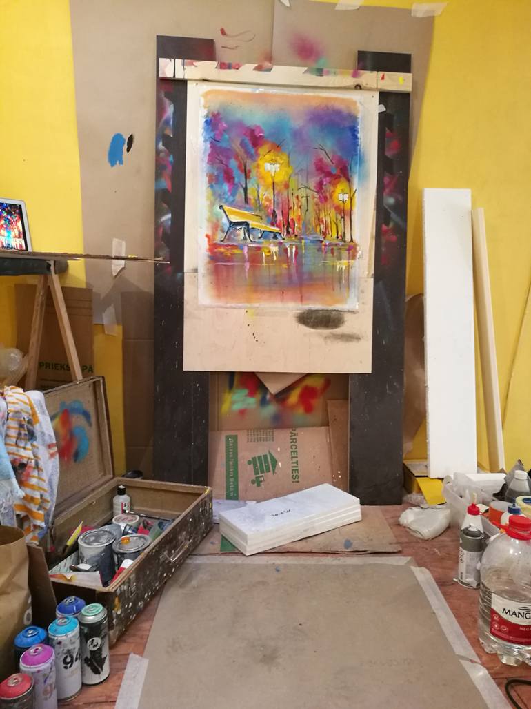 Original Abstract Other Painting by Rinalds Vanadziņš