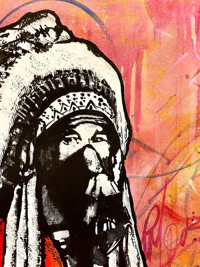 Original Illustration Graffiti Painting by Rinalds Vanadziņš