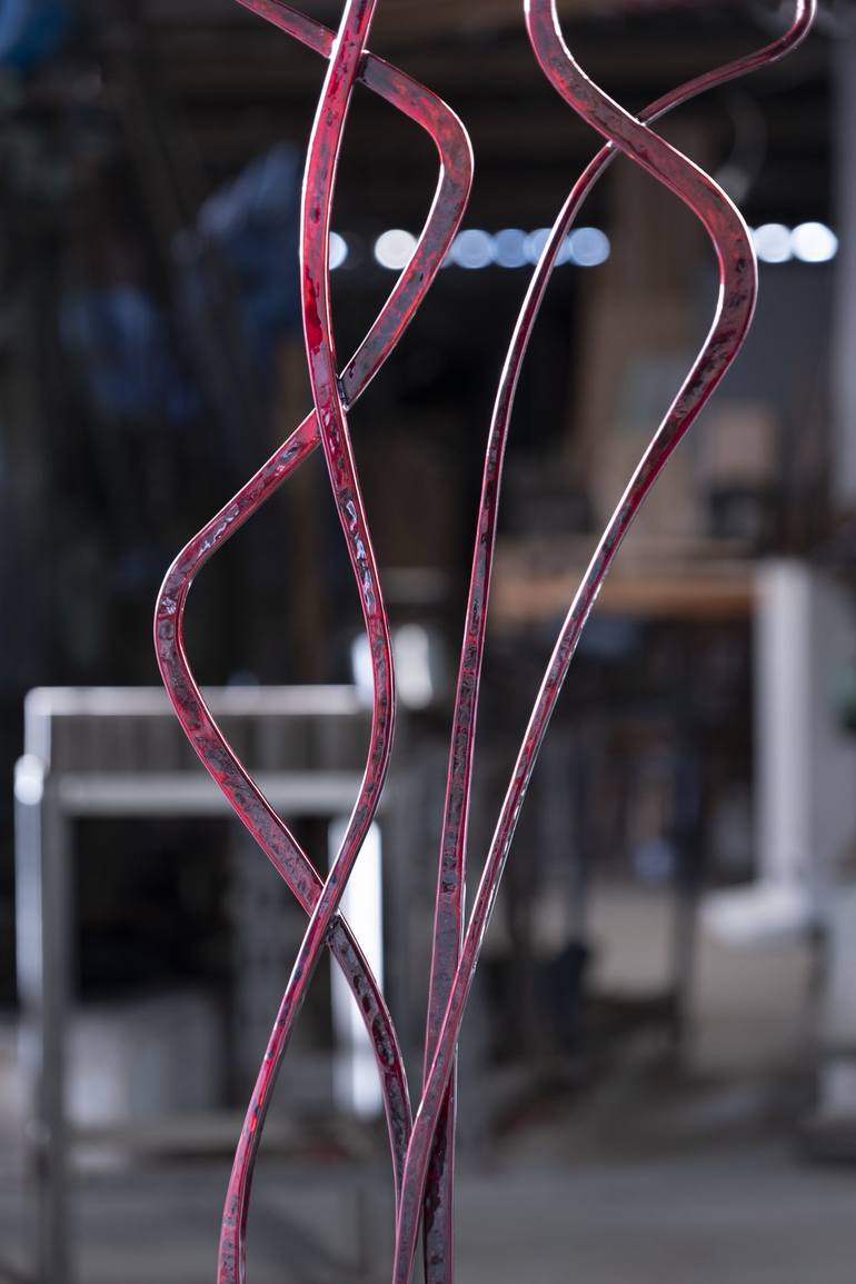 Original Abstract Expressionism Family Sculpture by Hans Some