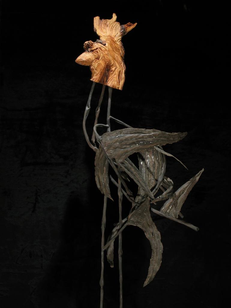 Original Abstract Animal Sculpture by Hans Some