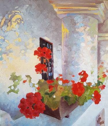 Print of Art Deco Floral Paintings by vali irina ciobanu