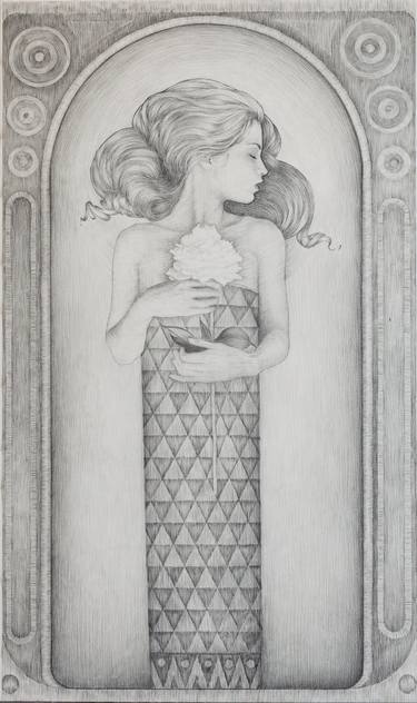 Print of Art Deco Love Drawings by Anastasia Alexandrin