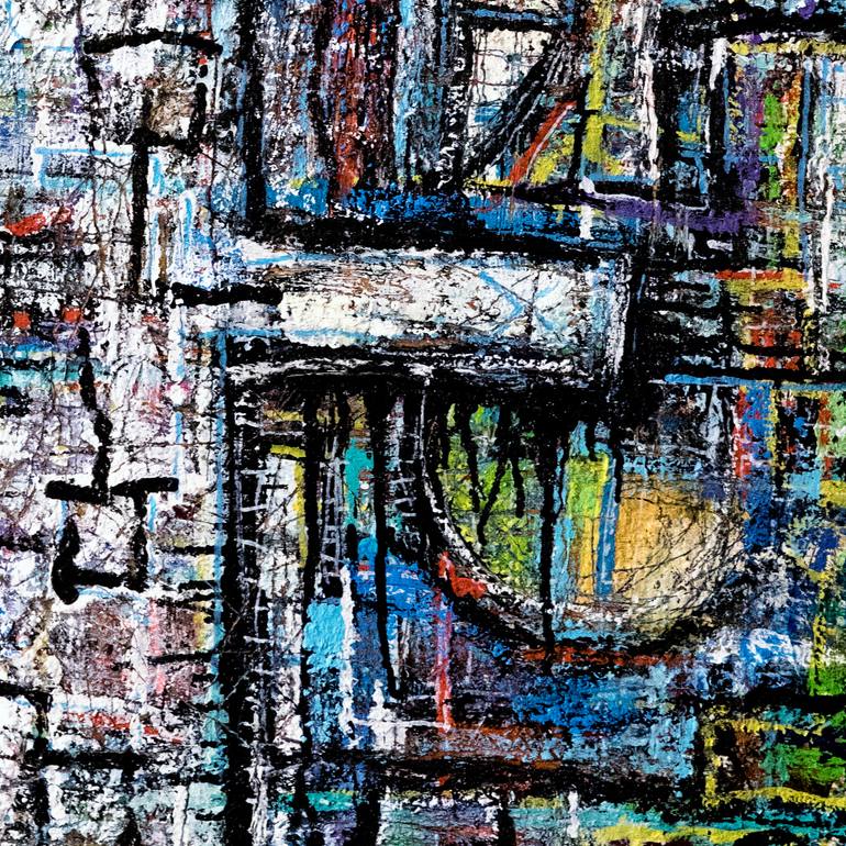Original Abstract Expressionism Abstract Painting by Robert Musser